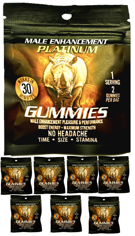 Platinum gummies for men natural erection 8 packs