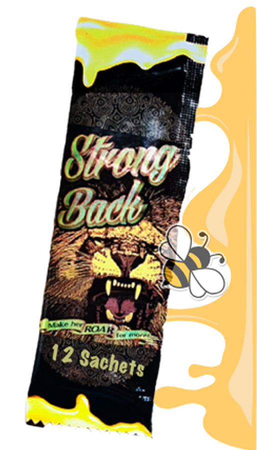 Strong back herbal honey for men 12 sachets