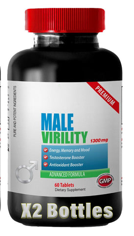 Advanced Male Vitality Supplement - Potent 1275mg Formula for Stamina, Libido, and Overall Health