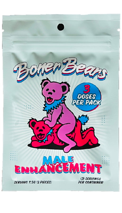 Hard bears male erection enhancement gummies 3 pack 12 serving